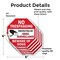 Signmission No Trespassing Protected by Video S, 6 inch X 6 inch, Vinyl Decal, 5PK OC-D-5PACK-6-100 - alternate 4