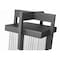 Z-Lite Fortis Sand Black 2 Light Outdoor Pier Mounted Fixture 5031PHBS-SQPM-BK - alternate 5