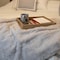 Lavish Home Faux Fur Blanket 60x80-Inch Queen Size Throw Blanket with Plush Faux Fur Front and Mink Back, Gray HT-THROW2-GRY - alternate 2