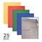 C-Line Products 8-1/2" x 11" Assorted Reduced Glare Poly Project Folders, 25/BX 62130 - alternate 4