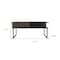 Homeroots 41" Espresso And Black Wood And Metal Lift Top Coffee Table With Shelf 535053 - alternate 8