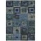 Homeroots 9' X 12' Blue Gray And Charcoal Geometric Washable Indoor Outdoor Area Rug 605023 - alternate 5