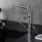 Kingston Brass Deck Mount Pot Filler Faucet with Knurled Handle, Polished Chrome KS4701RKX - alternate 3
