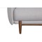 Homeroots 86" X 37" X 34" Oatmeal Polyester Sofa 374026 - alternate 3