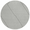 Homeroots 8' White And Black Round Geometric Washable Indoor Outdoor Area Rug 612162 - alternate 4