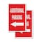 Signmission Additional Parking With Arrow, A-Frame & 2 Decals Installed, Heavy-Duty Plastic Frame SBHD-D-2436-AdditionalParkingWithArrow - alternate 4