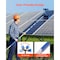 Vevor Solar Panel Cleaning Kit Water Fed Pole Kit 20 ft Brush Soap Dispenser LW4-6m(30CM)-US - alternate 4