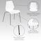 Flash Furniture Stack Chair w/Support, 770 lb. Capcty, Wht RUT-288-WHITE-GG - alternate 8
