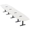 Skutchi Designs Arc Boat Conference Table With Power, 48 in W, 240 in L HAR-ABOT-48X240-T.BK-WA7976-EBLK - alternate 1