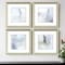 Homeroots Set Of Four A Glimpse Silver Framed Print Wall Art, 4PK 525332 - alternate 4