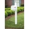Architectural Mailboxes Elite, Large Post-Mount Mailbox, White E1600WAM - alternate 6