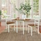 Whitewood Industries Rectangular Small Dual Drop Leaf Dining Table W/ 2 Madrid Chairs, 36 in W, 29 in L, 22 in H K79-2236D-C2-2 - alternate 4
