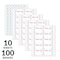 C-Line Products 3" x 2" Time's Up! Self-Expiring Visitor Badges, 100PK 97004 - alternate 3