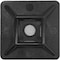 Dottie L.H. Dottie 3/4'' X 3/4'' UV Black Cable Tie Mounting Base, 100PK DT75SB - alternate 1