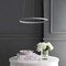 Jonathan Y Brice 15.75" Modern Contemporary Metal Round Dimmable Integrated LED Pendant, Gray JYL7202E - alternate 7