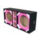 Deejay Led Two 10-in Woofers plus Three Tweeters PINK Empty Chuchera Speaker Enclosure D10T3PINK - alternate 1