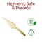 Smarty Had A Party Shiny Gold Disposable Plastic Cake Cutter/Lifter (48 Cake Cutters), 48PK 435-G-CASE - alternate 7