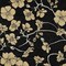 Homeroots 3' X 5' Black And Gold Floral Washable Indoor Outdoor Area Rug 599994 - alternate 5