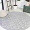 Jonathan Y Talaia Neutral Geometric Light Gray 5 ft Round Indoor/Outdoor Area Rug IBZ102C-5R - alternate 1