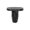 Auveco Weatherstrip Retaining Clip; Head Size: 7mmx12mm, Stem Dia., 8mm, Stem L: 9mm, Black Nylon, 25PK 21918 - alternate 1