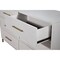 Homeroots 60" White Solid Wood Six Drawer Double Dresser 524125 - alternate 4