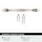 Amerock Intertwine 5-1/16 inch (128mm) Center-to-Center Satin Nickel Cabinet Pull, 10PK 10VMP21173G10 - alternate 1