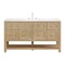 James Martin Vanities Breckenridge 60 in. Single Vanity, Whitewashed Oak, w/ 3 CM White Zeus Quartz Top 330-V60S-WWO-3WZ - alternate 1