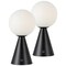 Jonathan Y Macie 11.75" Modern Minimalist Globe Rechargeable/Cordless Dimmable Integrated LED Table Lamp w, 2PK JYL7159B-SET2 - alternate 1