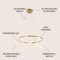 Jonathan Y Lisette 25" Contemporary Minimalist 360 Adjustable Silicone Rope Dimmable Integrated LED Chandelier,  JYL7140A - alternate 9