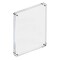 Azar Displays Acrylic Magnetic Photo Frame Block 8.5" x 11" Vertical/Horizontal 104436-RND-GS - alternate 1