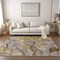 Homeroots 9' X 12' Taupe Abstract Washable Non Skid Indoor Outdoor Area Rug 559202 - alternate 4