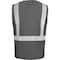 Ironwear Hi-Vis Safety Vest M , Zipper 5 Pockets 1284-GRZ-RD-MD - alternate 2