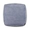 Homeroots 18" Blue Chenille Cube Pouf Ottoman 534106 - alternate 6