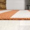 Jonathan Y Negril Two-Tone Wide Stripe Orange/Beige 3 ft. x 5 ft. Indoor/Outdoor Area Rug SMB203A-3 - alternate 5
