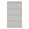Hirsh 30" W 4 Drawer Lateral File Cabinet, Light Gray, A4/Legal/Letter 14978 - alternate 3