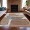Homeroots 3' X 5' Brown And Gray Abstract Washable Indoor Outdoor Area Rug 632167 - alternate 3