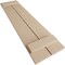 Ekena Millwork Rustic Two Board Joined Board-n-Batten Rough Cedar Faux Wood Shutters, 11W x 48H, PR SHUBJS11X48RCPR - alternate 12