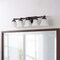 Jonathan Y Staunton 32.5" 5-Light Farmhouse Cottage Metal LED Vanity Light w/Frosted Glass Shades, Oil Rubbed Br JYL7622A - alternate 7