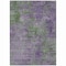 Homeroots 5' X 8' Purple And Green Abstract Washable Indoor Outdoor Area Rug 609389 - alternate 5