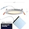 Bulbrite 6" Canless 4000K, 70w Equivalent, New Construction Integrated LED Recessed Light Kit Metal JBOX, 2PK 861680 - alternate 3