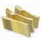 Elama 600 Piece Disposable Plastic Dinnerware Party Set for 100 Guests in White with Gold Trim 750124342M - alternate 8