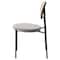 Leisuremod Euston Wicker Dining Chair with Velvet Round Seat, Grey, 2PK EC17GR2 - alternate 5