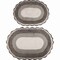 Lavish Home Reversible Bathroom Rug Set, Gray, 2-Pieces, 32 inx20 in/24 inx17 in ST-BATH7-OSG - alternate 1