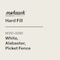 Finishworks Mohawk Hard Fill White, Alabaster, Picket Fence M310-0090 - alternate 2