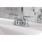 Kingston Brass Double-Handle 4" Centerset Bathroom Faucet with Pop-Up Drain, Polished Chrome FB2601CML - alternate 6