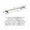 Amerock Monument Chrome Contemporary 24 in 610 mm Towel Bar BH3608426 - alternate 3