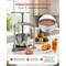 Vevor 0.8 Gallon/3L Fruit Wine Press Stainless Steel Manual Juice Maker Handle SFP-3L-AL - alternate 5