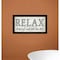 Homeroots Relax 2 Black Framed Print Bathroom Wall Art 415851 - alternate 3