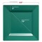 Smarty Had A Party 9.5" Hunter Green Square Plastic Dinner Plates (120 Plates), 120PK 9919-CASE - alternate 7