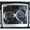 Ilc KENWORTH T800 YEAR 2007 STAINLESS STEEL SPEEDOMETER TACHOMETER TRIM PANEL Replacement Body Panel KW T800 2007 SS SPEEDOMETER TACHOMETER TRIM PANEL - alternate 2